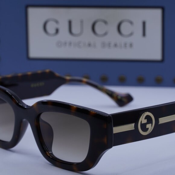 Gucci GG1558SK 002 Square Sunglasses - Havana main image 6